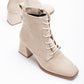 Beige Suede Boots, Beige Lace Up Boots, Boots Women, Beige Suede Booties, Winter Boots, Beige High Heel Boots, Lace Up Boots, Casual Boots