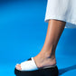 Luxes - White Thick Sole Slipper (Women)