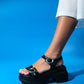 Laus - Black Platform Sandal (Women)