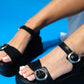 Laus - Black Platform Sandal (Women)