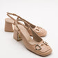 Karol - Beige Heeled Shoe (Women)
