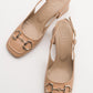 Karol - Beige Heeled Shoe (Women)