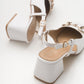Karol - White Heeled Shoe (Women)
