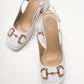 Karol - White Heeled Shoe (Women)