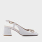 Karol - White Heeled Shoe (Women)