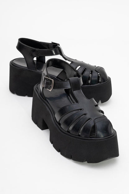Verua Platform Sandal Black