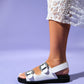 Olimpa - White Flat Sandal (Women)