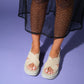 Lungo - Beige Cross-Strap Chunky Platform Sandal (Women)