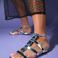 Never - Silver Embellished Sandal (Women)