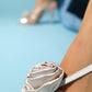Aisne - Beige Floral Transparent Thin Heel Shoe (Women)