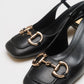 Karol - Black Heeled Shoe (Women)