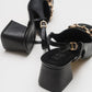Karol - Black Heeled Shoe (Women)