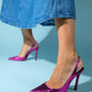 Twine - Metallic Fuchsia Heeled Shoe (Women)