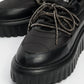 Theos - Black Parachute Stone-Embellished Sneaker (Women)