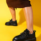 Theos - Black Parachute Stone-Embellished Sneaker (Women)