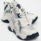 Lowel White-Navy Sneaker Boot (Women)