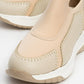 Perissa - Beige Stretch Seam Detail Women's Sneaker (Women)