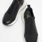 Perissa - Black Stretch Seam Detail Women's Sneaker (Women)