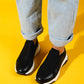 Perissa - Black Stretch Seam Detail Women's Sneaker (Women)