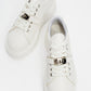 Andro - White Silver Thick Sole Women's Sneaker (Women)