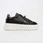 Andro - Black Platinum Thick Sole Women's Sneaker (Women)