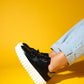 Andro - Black Platinum Thick Sole Women's Sneaker (Women)