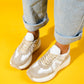 Nolton - Beige-White Sneaker (Women)