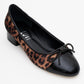 Julien - Black-Yellow Patterned Heeled Ballet Flat (Women)