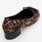 Julien - Black-Yellow Patterned Heeled Ballet Flat (Women)
