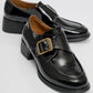 Alonia - Black Patent Loafer Shoe (Women)