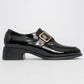 Alonia - Black Patent Loafer Shoe (Women)