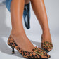 Meteona - Black And Yellow Patterned Heeled Shoe (Women)