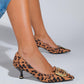Meteona - Black And Yellow Patterned Heeled Shoe (Women)