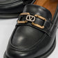 Carlos - Black Buckle Loafer (Women)