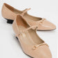 Ojen - Beige Low Heel Shoe (Women)