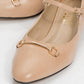 Ojen - Beige Low Heel Shoe (Women)