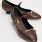 Ojen - Brown Low Heel Shoe (Women)