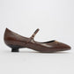 Ojen - Brown Low Heel Shoe (Women)