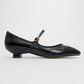 Ojen - Black Low Heel Shoe (Women)