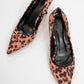 Calse - Black And Yellow Patterned Heeled Shoe (Women)