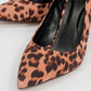 Calse - Black And Yellow Patterned Heeled Shoe (Women)