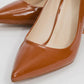 Calse - Cognac Patent Heeled Shoe (Women)
