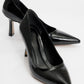 Calse - Black Patent Heeled Shoe (Women)