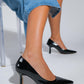 Calse - Black Patent Heeled Shoe (Women)