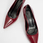Calse - Burgundy Patent Heeled Shoe (Women)