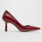 Calse - Burgundy Patent Heeled Shoe (Women)