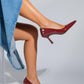 Calse - Burgundy Patent Heeled Shoe (Women)
