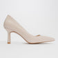 Calse - Beige Heeled Shoe (Women)
