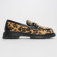 Prai - Black And Yellow Patterned Buckle Loafer (Women)