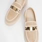 Prai - Beige Buckle Loafer (Women)